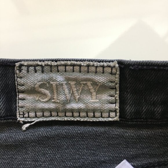 NWT Siwy Jean Womens Skinny Slim Fit Size 29 Giavanna Dace with Wolves Black - Picture 10 of 14